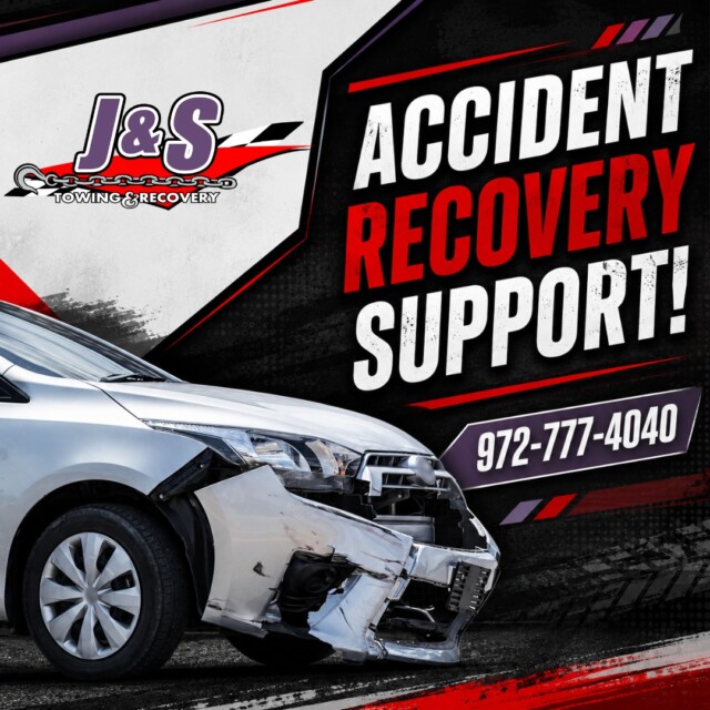 When Accidents Happen, J &Amp; S Towing &Amp; Recovery Provides Professional Recovery Support To Help Safely Remove Vehicles And Assist Drivers During Stressful Situations.
